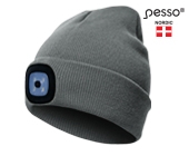 Beanie hat with USB chargable LED light