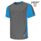 T-Shirt Pesso Breeze, grey-blue