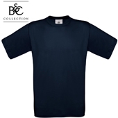 Short-sleeved T-shirt B&C 190, navy