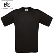 Short-sleeved T-shirt B&C Exact 190, black