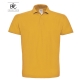 Short-sleeved polo shirt B&C ID.001 Chili Gold