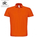 Short-sleeved polo shirt B&C ID.001 Chili Gold