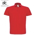 Short-sleeved polo shirt B&C ID.001 Chili Gold