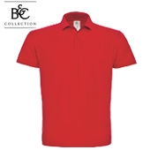 Short-sleeved polo shirt B&C ID.001 Chili Gold
