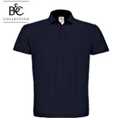 Short-sleeved polo shirt B&C ID.001 Chili Gold