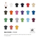 Short-sleeved polo shirt B&C ID.001 Chili Gold