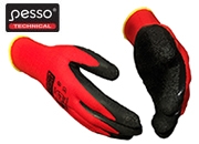 Working Gloves latex-dipped Pesso Red Star