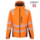 Softshell Jacket Pesso Calgary HI-VIS, orange