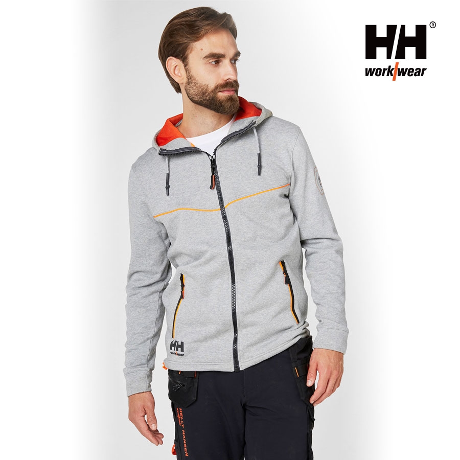 Hoodie Helly Hanson Chelsia Eco, grey Melange