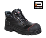 Кожаные рабочие ботинки Pesso B254 S3 / Пластик + Kevlar