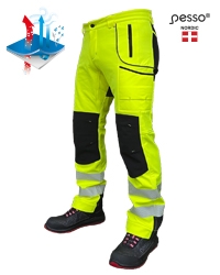 Softshell pants Pesso Nebraska, yellow