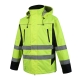 HI-VIS Safety Shell Jacket Top Swede 5217, yellow